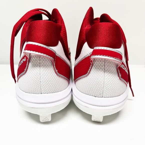 NEW Adidas Icon 7 Mid-Cut Baseball Cleats Shoes Red Mens Size 7 - Picture 7 of 8